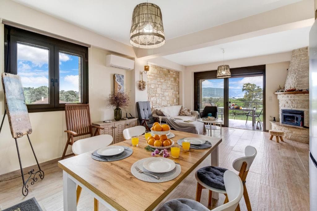 Lefkada view villa Vasiliki 1